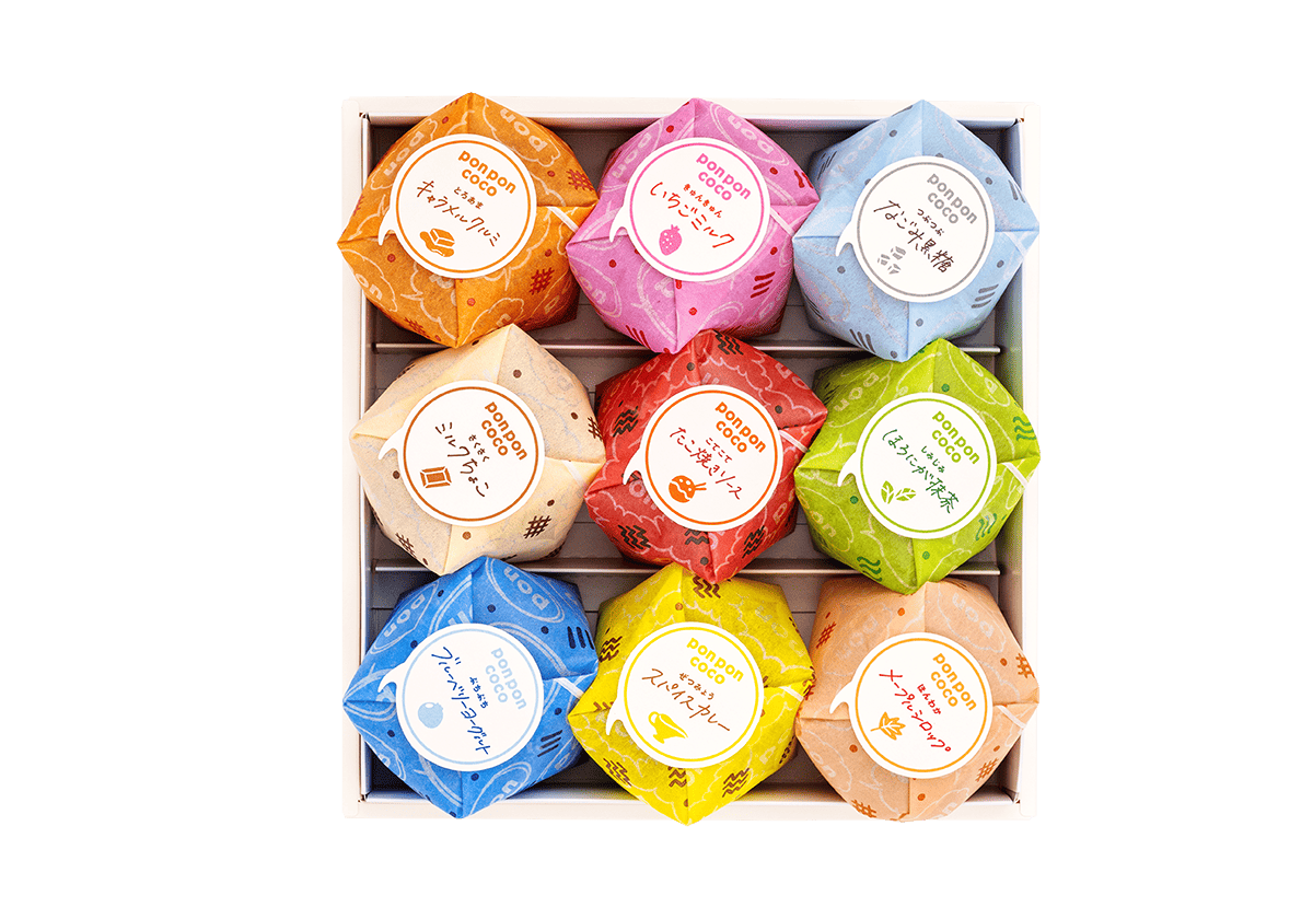 【pon pon coco】 9個入りギフトチョイス