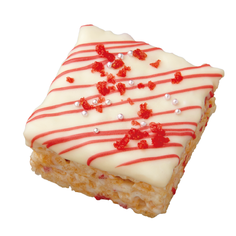 M&Cクリスピーケーキ　チーズストロベリー・カーニバル